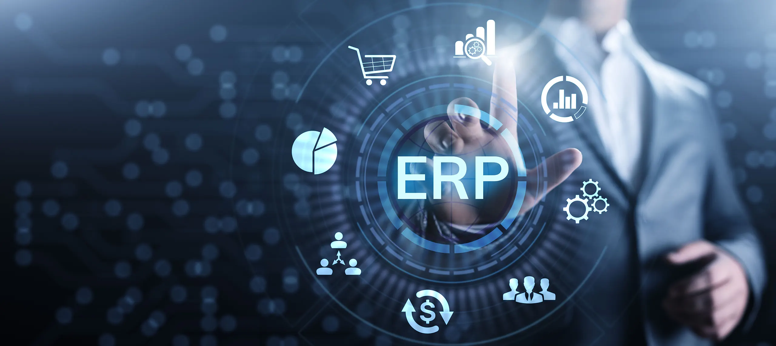Interface ERP de gestion industrielle affichant la traçabilité des composants et le suivi de production
